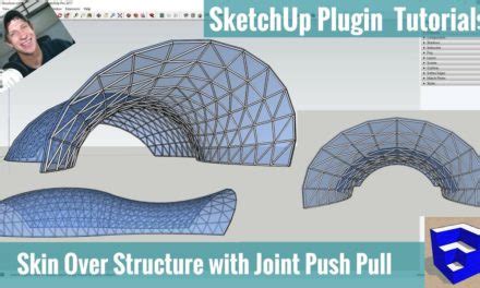 Modeling A Curving Truss Frame Structure In Sketchup With Curviloft