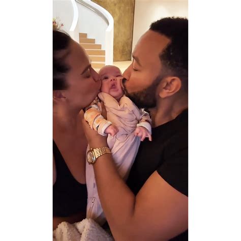 John Legend, Chrissy Teigen's Daughter Esti's Baby Album: Photos | Us