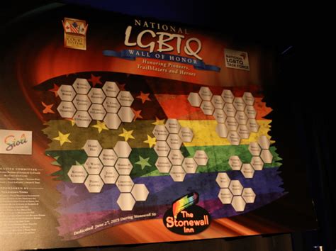 National Lgbtq Wall Of Honor Unveiled At Stonewall Inn Metro Us