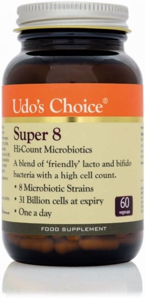 Udo S Choice Super Immune Probiotics Hi Count Microbiotics With