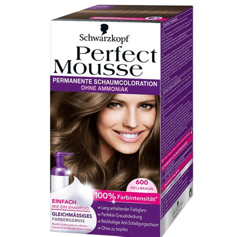 Buy Schwarzkopf Perfect Mousse 600 Light Brown (1 pc) | Kanela
