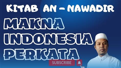 KITAB AN NAWADIR HIKAYAT KE 8 KEUTAMAAN TAAT Ngajionline