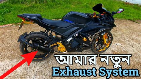 My New Exhaust For Yamaha R15 v3/Racing istunt Modify from Thailand /6th Gear Moto Biker BD ...