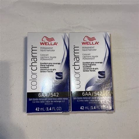 Hair Wella Color Charm Aa Dark Blonde Intense Ash Permanent Liquid Hair Color Poshmark