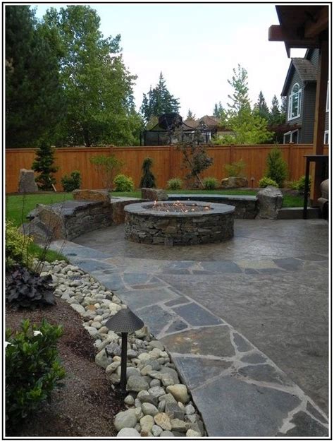 Paint Concrete Patio To Look Like Stone - Patios : Home Decorating ...