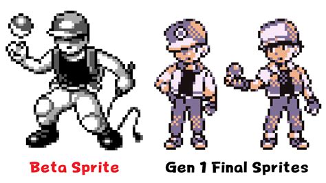 Pokemon Trainer Sprites Red