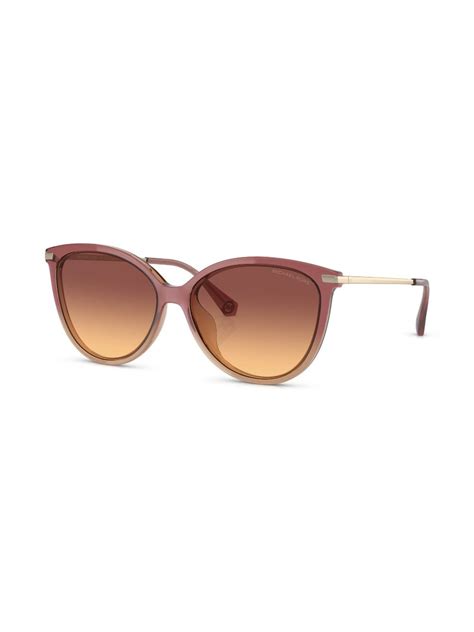 Michael Kors Dupont Gradient Lenses Sunglasses Pink Farfetch