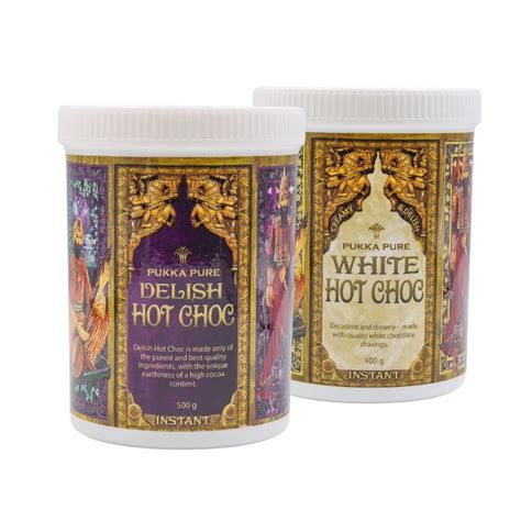 Double Trouble Delish Hot Choc And White Hot Choc Chai Tea PUKKA PURE