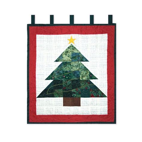 Quilt Pattern Scrappy Patchwork Christmas Tree Wall Hanging Etsy