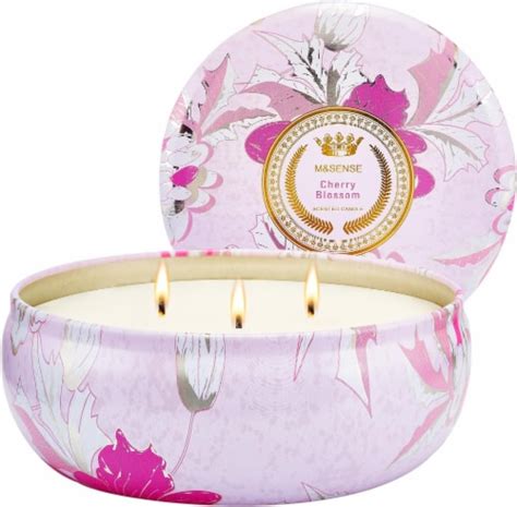 M SENSE Cherry Blossom Scented Candles 1 Pack Marianos