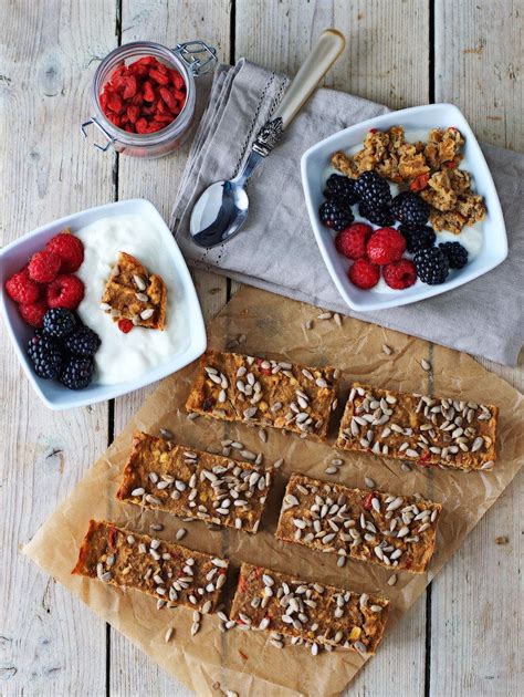 Vegan Superfood Breakfast Bars Recipe Superfood Breakfast