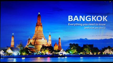 Bangkok Thailand Travel Youtube