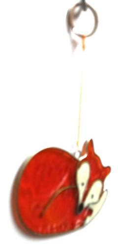 Elegant Resin Suncatcher Sleeping Fox Design