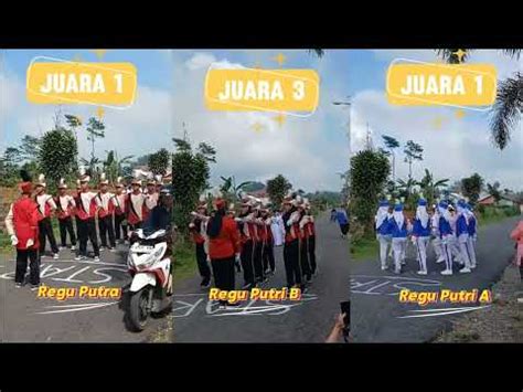 3 REGU 3 JUARA Gerak Jalan MTs MBS Wanayasa 10 Agustus 2024 YouTube