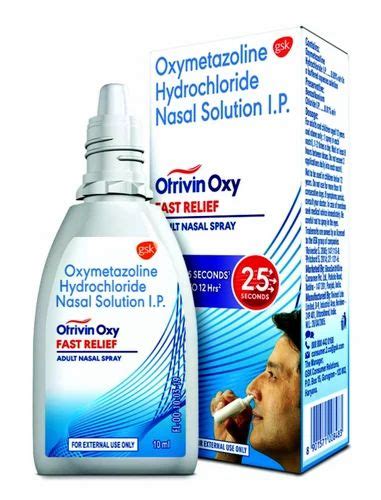 Otrivin Oxy Fast Relief Adult Nasal Spray 10 Ml At 115 Piece In