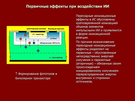 Паразитные эффекты в ИС при воздействии ИИ. Физика и особенности ...
