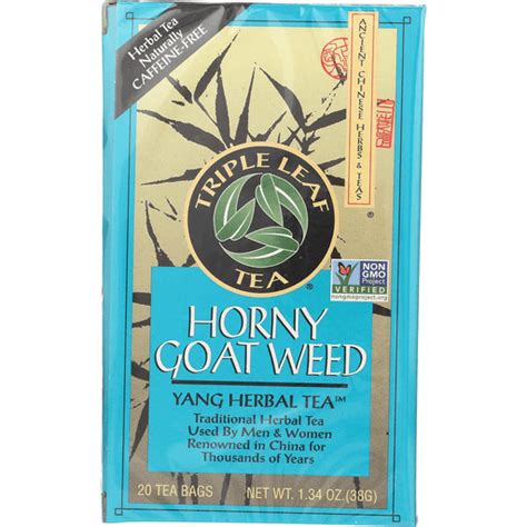 Triple Leaf Tea Horny Goat Weed Tea Bags Case Of Tea Foodtown