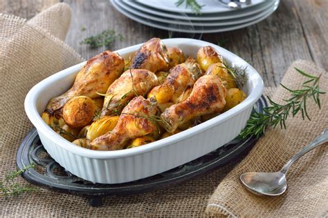 Cosce Di Pollo Al Forno Ricetta Classica Con Patate Melarossa