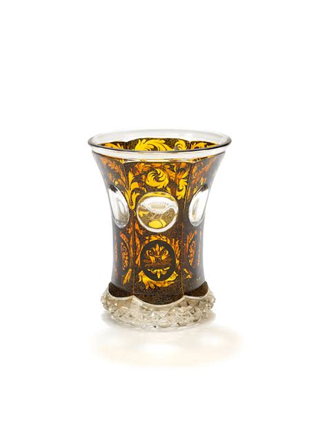 Bonhams A Bohemian Stained And Enamelled Beaker Circa 1835