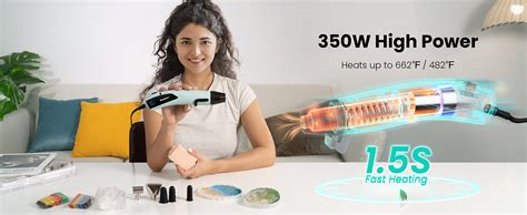 Amazon Resiners Heat Gun Resiners Resin Bubble Remover Airless Pro Mini Dual Temp Hot