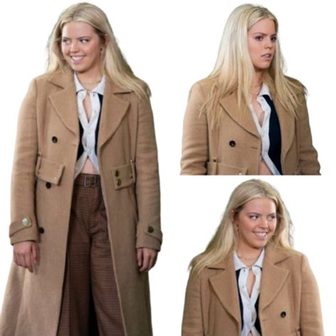 The Sex Lives Of College Girls S02 Renee Rapp Camel Coat Shop Leighton Murray S Iconic Style