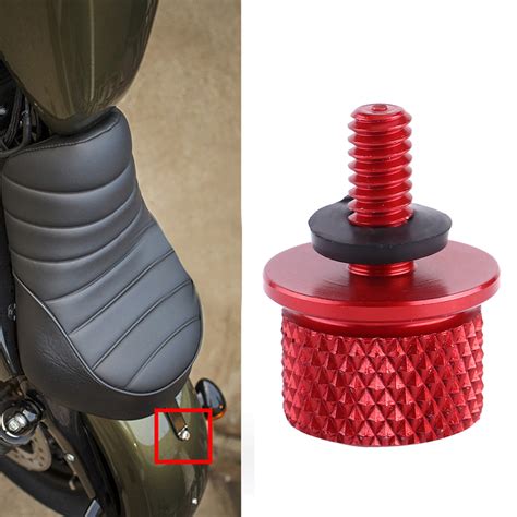 MAD 1Pc 1 4 6mm filetage moto aluminium vis de boulon de siège