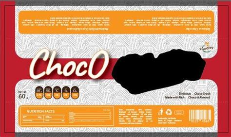 Chocolate Packaging Barcode Vector Free Download