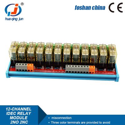 Osm 12 Channel 2no 2nc Idec Relay Module DC24V Electromagnetic Relays