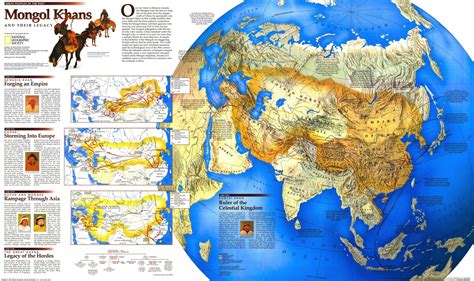 Map of the Mongolian Empire [4200x2494] © 1996 National Geographic ...