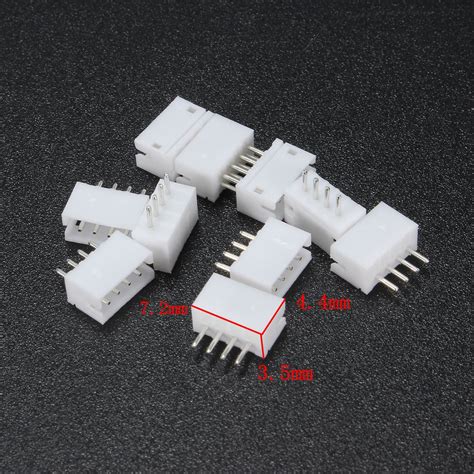 Excellway 10 Sets Mini Micro Jst 15mm Zh 4 Pin Connector Plug With Wi Electronic Pro