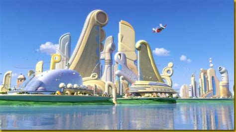 Meet The Robinsons Concept Art La Familia Del Futuro Ciudad