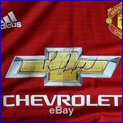 Marcus Rashford Signed Shirt Manchester United Autograph Jersey