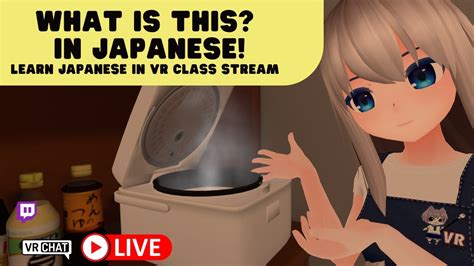 World First Japanese Class In Vr Chat What Is This In Japanese