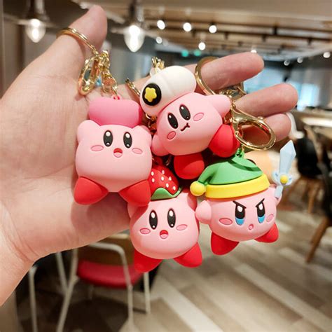 Kirby Plush Keychain 5cm - Plushies Shop