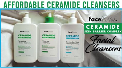 Facefacts Ceramide Skin Barrier Complex Cleansers Hydrating Gentle