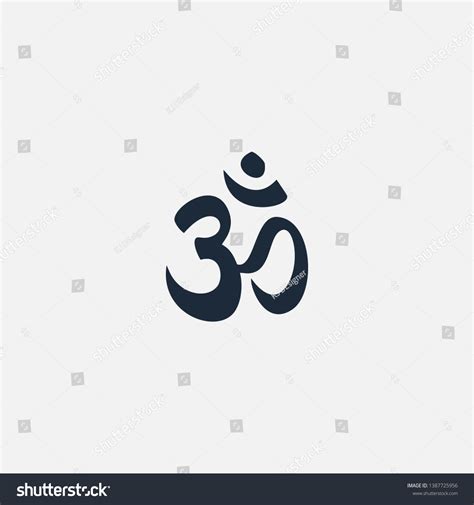 Hindu Religious Symbols Worship Gods Stock Vector (Royalty Free) 1387725956 | Shutterstock