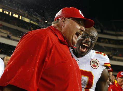 Andy Reid Received A Gatorade Bath After The Kc Chiefs Victory Over The