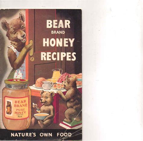 Bear Brand Honey Recipes: Good Stapled Booklet (1955) | SAVERY BOOKS