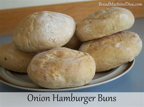 Onion Hamburger Bun Recipe for Bread Machine | Bread Machine Recipes