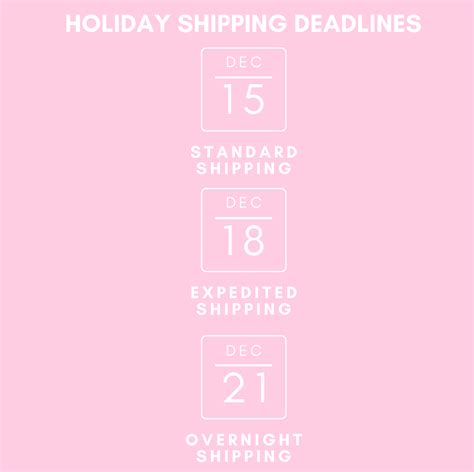Holiday Shipping Deadlines💞 ️ | Sassy Shortcake