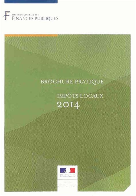 Imp Ts Locaux Brochure Pratique Direction G N Rale Des