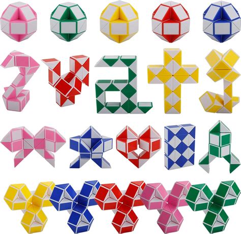 Vibgyor Products Snake Puzzle Cube Snake Speed Cube Puzzle Cube Toy