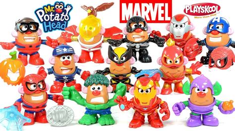 Mr Potato Head Marvel Avengers Hulk Iron Man Captain America Spider