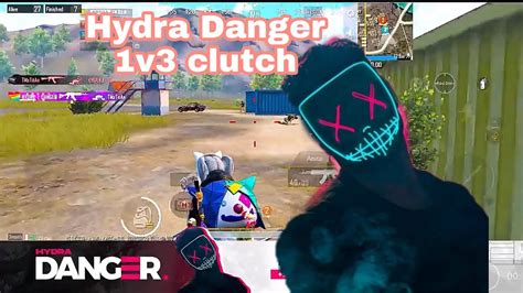 Hydra Danger 1v3 Clutch Latest Bgmi Shorts Youtube