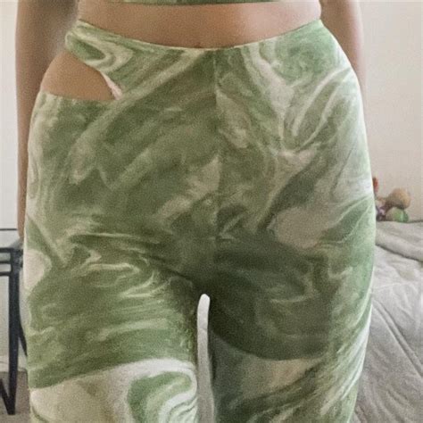 Naked Wardrobe 2 Piece Sheer Set Tropic It Like Depop