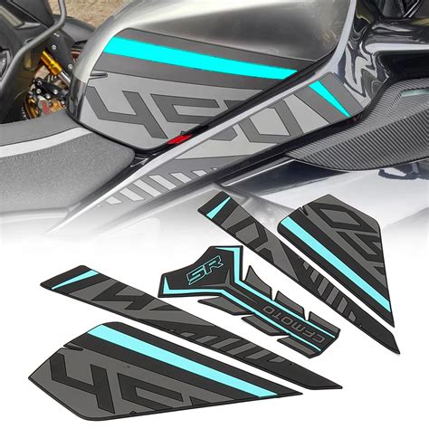 New Motorcycle Side Fuel Tank Pad Tank Pads Protector Stickers Knee