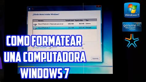 Cómo formatear un ordenador con Windows 7 Haras Dadinco