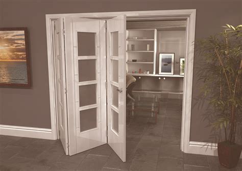 Iseo White 4 Light Frosted 3 Door Roomfold Grande 3 0 X 711mm Doors