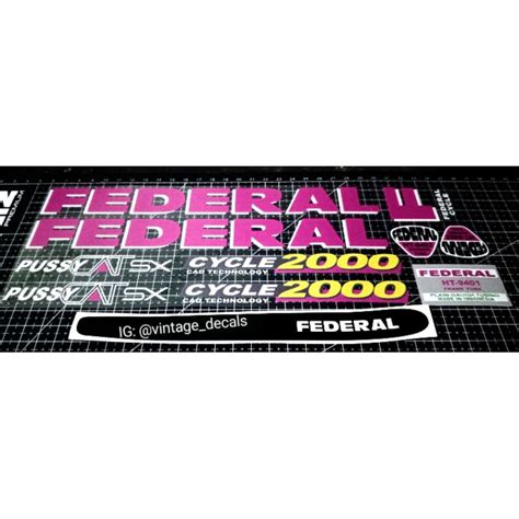 Jual Sticker Decal Federal Pussy Cat PUSSYCAT SX Shopee Indonesia
