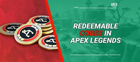 Redeemable Codes In Apex Legends